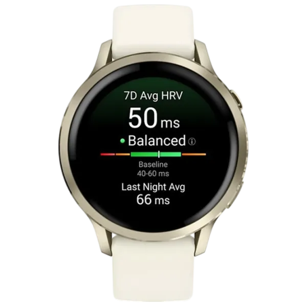 Ceas inteligent Garmin Venu 4  1.2" / 41 mm / Gold - Gold / 010-03013-00 photo 2