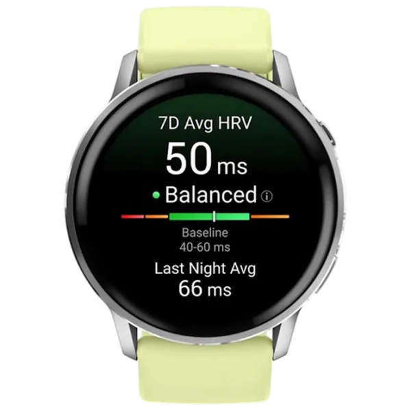 Ceas inteligent Garmin Venu 4  1.4" / 45 mm / Silver - Citron / 010-03014-02 photo 2 Ceas inteligent Garmin Venu 4  1.4" / 45 mm / Silver - Citron / 010-03014-02 photo 2