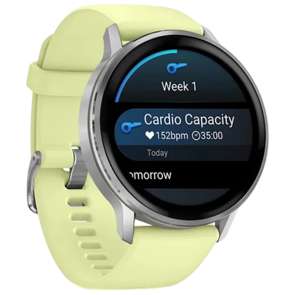 Ceas inteligent Garmin Venu 4  1.4" / 45 mm / Silver - Citron / 010-03014-02 photo 3 Ceas inteligent Garmin Venu 4  1.4" / 45 mm / Silver - Citron / 010-03014-02 photo 3