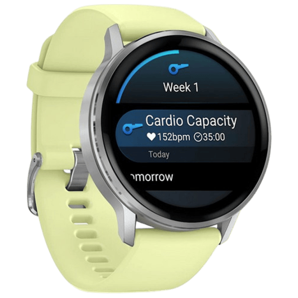 Ceas inteligent Garmin Venu 4  1.4" / 45 mm / Silver - Citron / 010-03014-02 photo 3 Ceas inteligent Garmin Venu 4  1.4" / 45 mm / Silver - Citron / 010-03014-02 photo 3