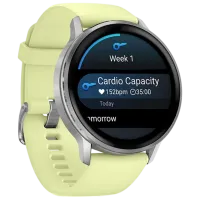 Умные часы Garmin Venu 4 1.4" / 45 мм / Серебряный - Цитрон / 010-03014-02 photo 3