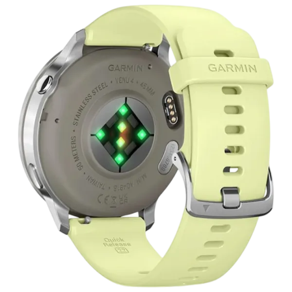 Ceas inteligent Garmin Venu 4  1.4" / 45 mm / Silver - Citron / 010-03014-02 photo 5 Ceas inteligent Garmin Venu 4  1.4" / 45 mm / Silver - Citron / 010-03014-02 photo 5