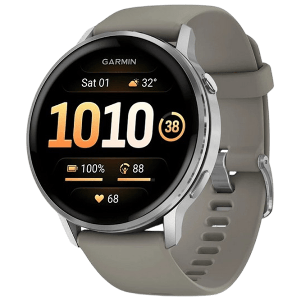 Умные часы Garmin Venu 4  1.4" / 45 мм / Серебряный - Серый / 010-03014-01 photo 1 Умные часы Garmin Venu 4  1.4" / 45 мм / Серебряный - Серый / 010-03014-01 photo 1