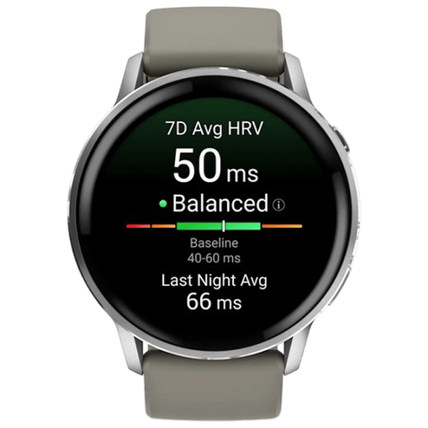 Умные часы Garmin Venu 4  1.4" / 45 мм / Серебряный - Серый / 010-03014-01 photo 2 Умные часы Garmin Venu 4  1.4" / 45 мм / Серебряный - Серый / 010-03014-01 photo 2