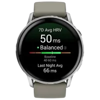 Умные часы Garmin Venu 4 1.4" / 45 мм / Серебряный - Серый / 010-03014-01 photo 2