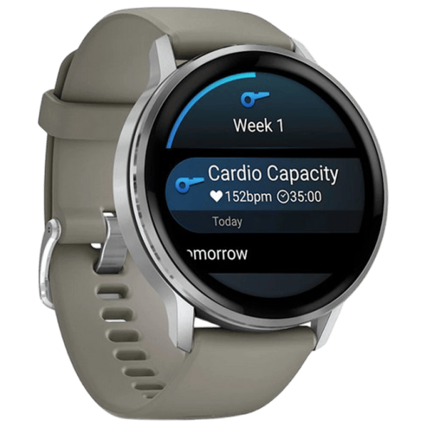 Умные часы Garmin Venu 4  1.4" / 45 мм / Серебряный - Серый / 010-03014-01 photo 3 Умные часы Garmin Venu 4  1.4" / 45 мм / Серебряный - Серый / 010-03014-01 photo 3