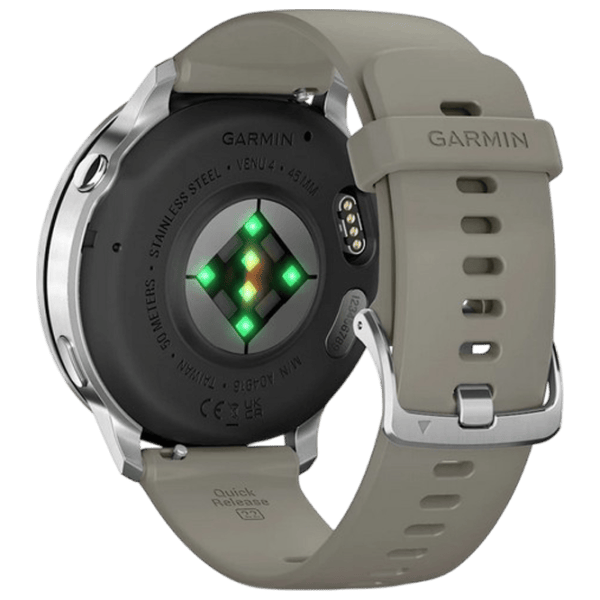 Умные часы Garmin Venu 4  1.4" / 45 мм / Серебряный - Серый / 010-03014-01 photo 4 Умные часы Garmin Venu 4  1.4" / 45 мм / Серебряный - Серый / 010-03014-01 photo 4