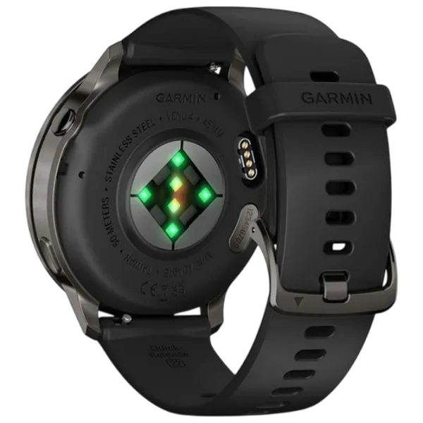 Умные часы Garmin Venu 4  1.4" / 45 мм / Черный - Чёрный / 010-03014-00 photo 4 Умные часы Garmin Venu 4  1.4" / 45 мм / Черный - Чёрный / 010-03014-00 photo 4