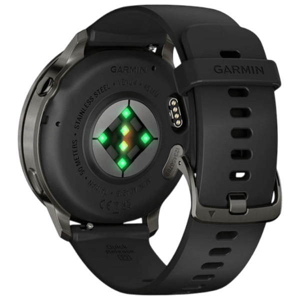 Умные часы Garmin Venu 4  1.4" / 45 мм / Черный - Чёрный / 010-03014-00 photo 4 Умные часы Garmin Venu 4  1.4" / 45 мм / Черный - Чёрный / 010-03014-00 photo 4