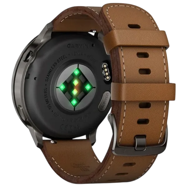 Умные часы Garmin Venu 4  1.4" / 45 мм / Черный - Коричневый / 010-03014-03 photo 4 Умные часы Garmin Venu 4  1.4" / 45 мм / Черный - Коричневый / 010-03014-03 photo 4