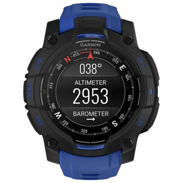 Ceas inteligent Garmin Instinct 3  1.2" / 45 mm / Blue - Blue / 010-02936-03 photo 6
