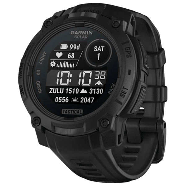 Ceas inteligent Garmin Instinct 3 Solar  1.1" / 45 mm / Black - Black / 010-02934-50 photo 1 Ceas inteligent Garmin Instinct 3 Solar  1.1" / 45 mm / Black - Black / 010-02934-50 photo 1