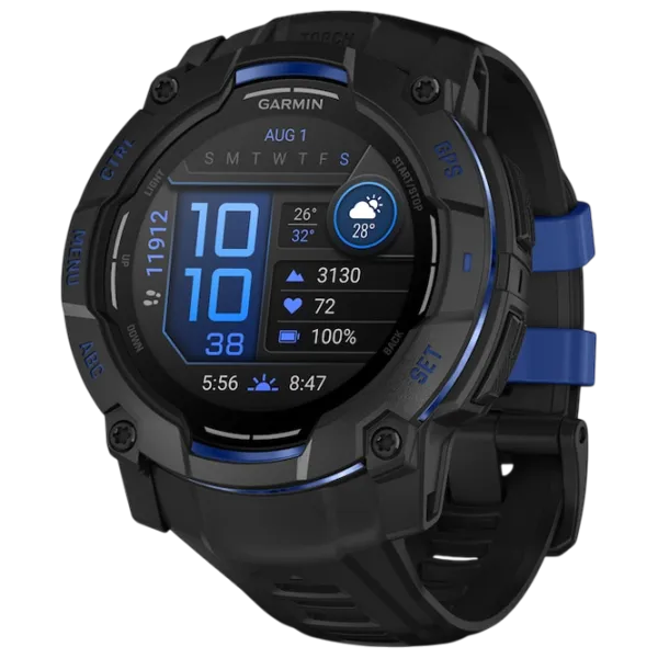 Ceas inteligent Garmin Instinct 3  1.3" / 50 mm / Black - Black / 010-03020-03 photo 1 Ceas inteligent Garmin Instinct 3  1.3" / 50 mm / Black - Black / 010-03020-03 photo 1