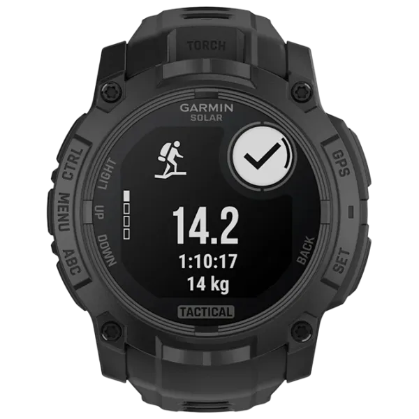 Ceas inteligent Garmin Instinct 3 Solar  1.1" / 50 mm / Black - Black / 010-02935-50 photo 2