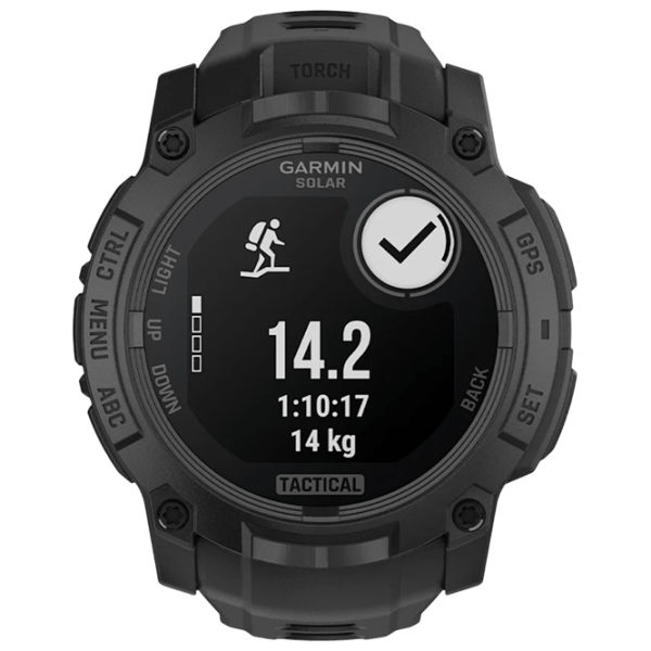Ceas inteligent Garmin Instinct 3 Solar  1.1" / 50 mm / Black - Black / 010-02935-50 photo 2