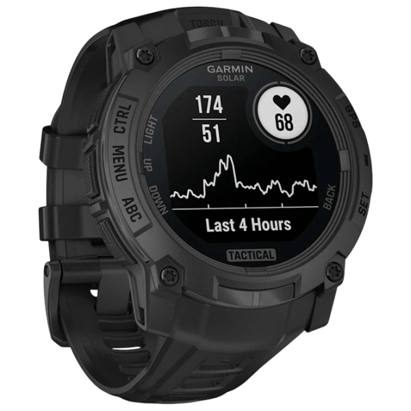 Ceas inteligent Garmin Instinct 3 Solar  1.1" / 50 mm / Black - Black / 010-02935-50 photo 3