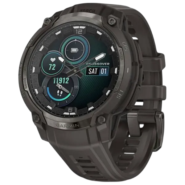 Ceas inteligent Garmin Instinct Crossover  1.2" / 23 mm / Charcoal - Charcoal / 010-03398-00 photo 1