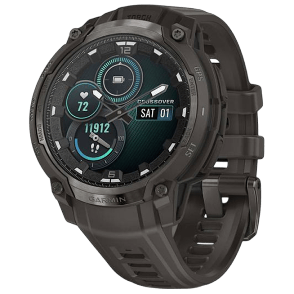 Ceas inteligent Garmin Instinct Crossover  1.2" / 23 mm / Charcoal - Charcoal / 010-03398-00 photo 1