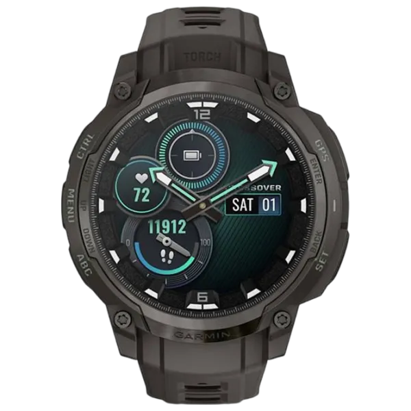 Ceas inteligent Garmin Instinct Crossover  1.2" / 23 mm / Charcoal - Charcoal / 010-03398-00 photo 2