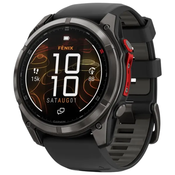 Ceas inteligent Garmin Fenix 8 Pro  1.4" / 51 mm / Grey - Gray / 010-03380-01 photo 1 Ceas inteligent Garmin Fenix 8 Pro  1.4" / 51 mm / Grey - Gray / 010-03380-01 photo 1