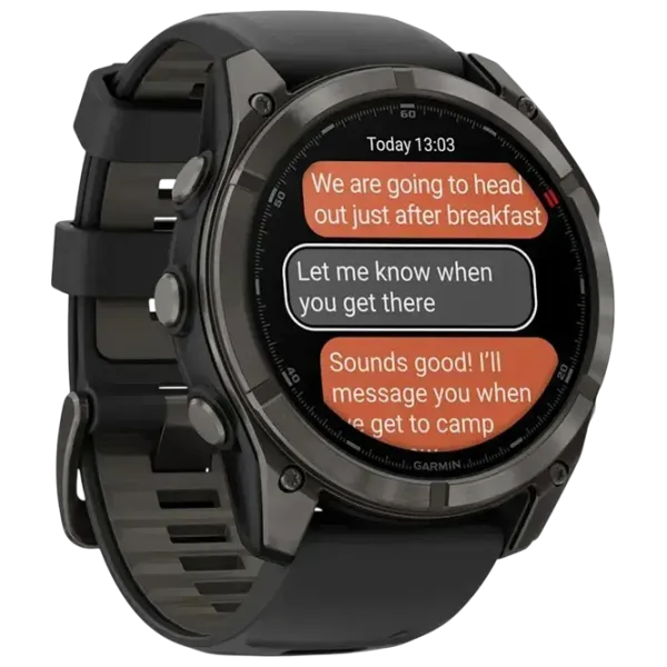 Ceas inteligent Garmin Fenix 8 Pro  1.4" / 51 mm / Grey - Gray / 010-03199-01 photo 3 Ceas inteligent Garmin Fenix 8 Pro  1.4" / 51 mm / Grey - Gray / 010-03199-01 photo 3