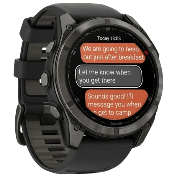 Ceas inteligent Garmin Fenix 8 Pro  1.4" / 51 mm / Grey - Gray / 010-03199-01 photo 3 Ceas inteligent Garmin Fenix 8 Pro  1.4" / 51 mm / Grey - Gray / 010-03199-01 photo 3