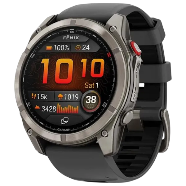 Ceas inteligent Garmin Fenix 8 Pro  1.4" / 51 mm / Graphite - Black / 010-03199-11 photo 1 Ceas inteligent Garmin Fenix 8 Pro  1.4" / 51 mm / Graphite - Black / 010-03199-11 photo 1