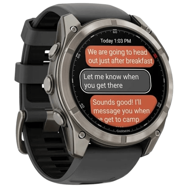 Ceas inteligent Garmin Fenix 8 Pro  1.4" / 51 mm / Graphite - Black / 010-03199-11 photo 3 Ceas inteligent Garmin Fenix 8 Pro  1.4" / 51 mm / Graphite - Black / 010-03199-11 photo 3