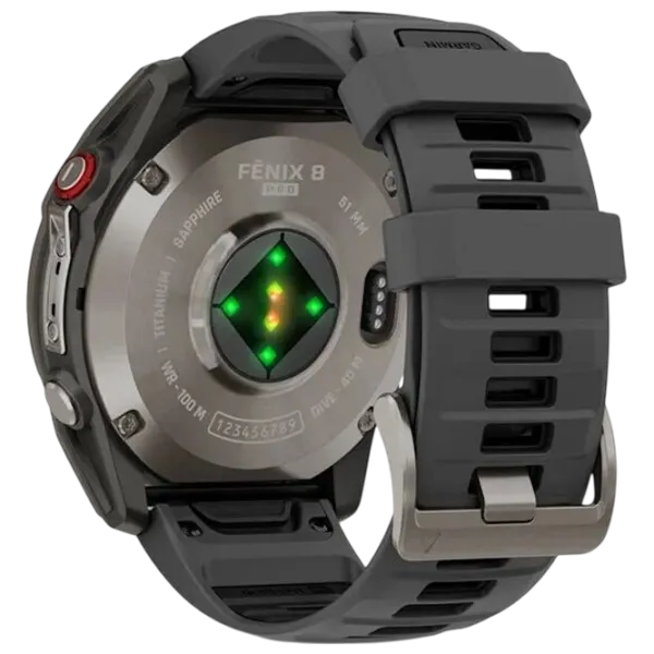 Ceas inteligent Garmin Fenix 8 Pro  1.4" / 51 mm / Graphite - Black / 010-03199-11 photo 4 Ceas inteligent Garmin Fenix 8 Pro  1.4" / 51 mm / Graphite - Black / 010-03199-11 photo 4