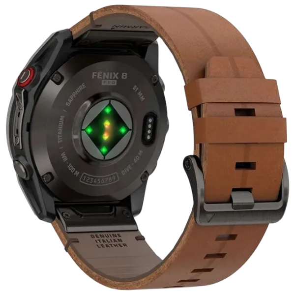 Ceas inteligent Garmin Fenix 8 Pro  1.4" / 51 mm / Grey - Brown / 010-03199-01 photo 2 Ceas inteligent Garmin Fenix 8 Pro  1.4" / 51 mm / Grey - Brown / 010-03199-01 photo 2
