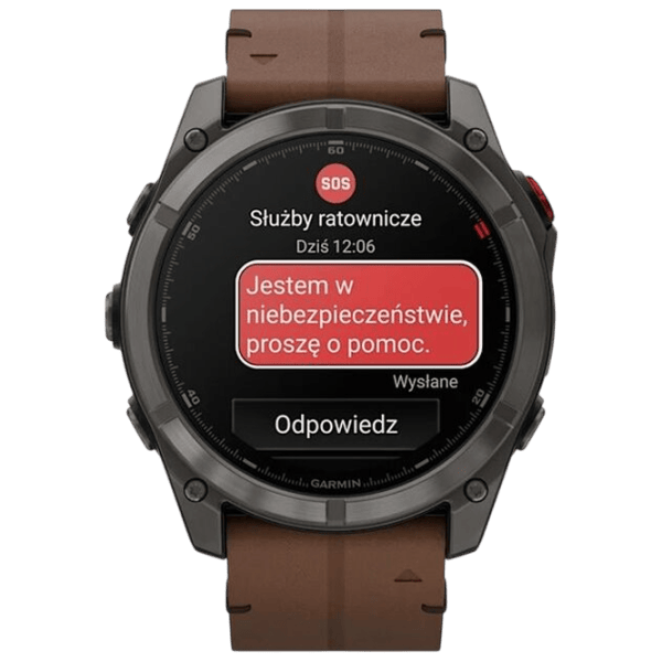 Ceas inteligent Garmin Fenix 8 Pro  1.4" / 51 mm / Grey - Brown / 010-03199-01 photo 6 Ceas inteligent Garmin Fenix 8 Pro  1.4" / 51 mm / Grey - Brown / 010-03199-01 photo 6