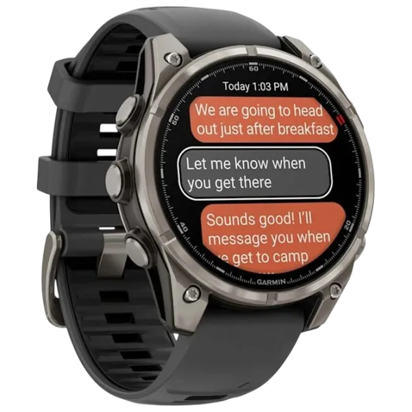 Умные часы Garmin Fenix 8 Pro  1.4" / 47 мм / Графит - Чёрный / 010-03198-11 photo 3 Умные часы Garmin Fenix 8 Pro  1.4" / 47 мм / Графит - Чёрный / 010-03198-11 photo 3