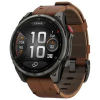 Ceas inteligent Garmin Fenix 8 Pro  1.4" / 47 mm / Gray - Brown / 010-03198-40