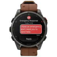 Умные часы Garmin Fenix 8 Pro 1.4" / 47 мм / Серый - Коричневый / 010-03198-40 photo 2
