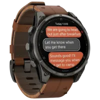 Умные часы Garmin Fenix 8 Pro 1.4" / 47 мм / Серый - Коричневый / 010-03198-40 photo 3