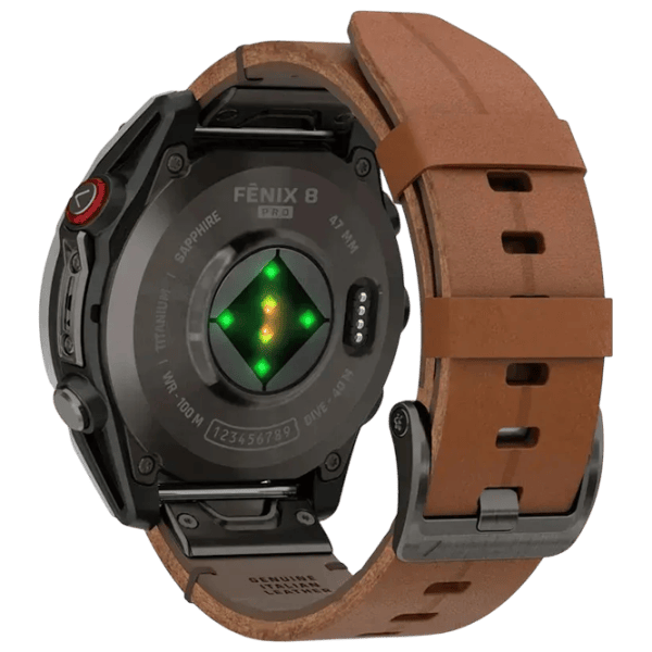 Умные часы Garmin Fenix 8 Pro  1.4" / 47 мм / Серый - Коричневый / 010-03198-40 photo 4 Умные часы Garmin Fenix 8 Pro  1.4" / 47 мм / Серый - Коричневый / 010-03198-40 photo 4