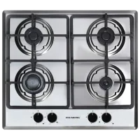 Plită încorporabilă pe gaz HAUSBERG HB-556IN Inox / Inox