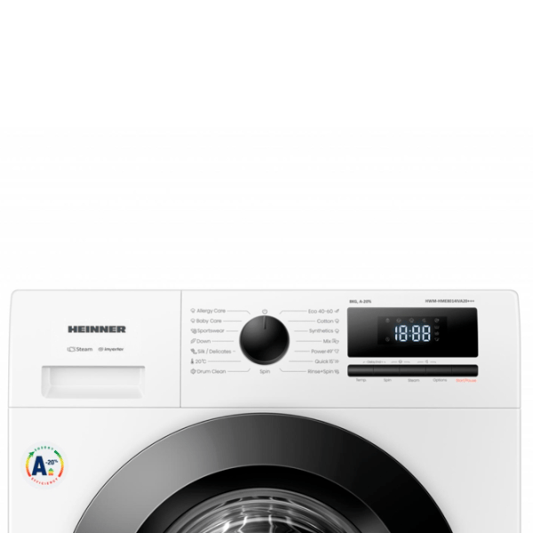Mașină de spălat Heinner HWM-HME8014IVA20+++ 8 kg / 1400 rpm / White photo 5
