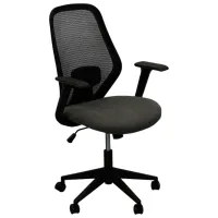 Fotoliu de birou DecoPrim Olmo Placaj / Black 