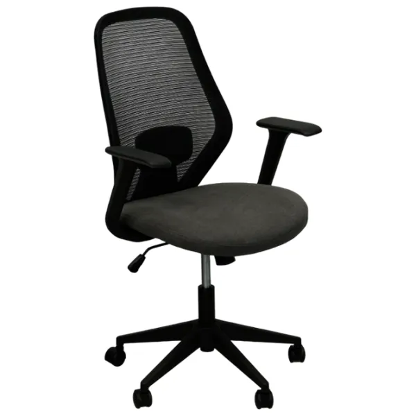 Fotoliu de birou DecoPrim Olmo Placaj / Black  photo 3