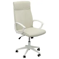 Fotoliu de birou DecoPrim Frank Placaj / White 