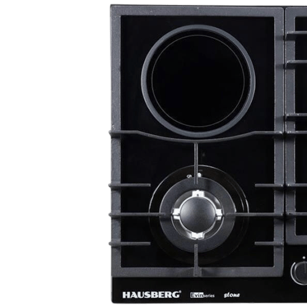 Газовая варочная панель HAUSBERG HB-1538 Закаленное стекло / Черный photo 2