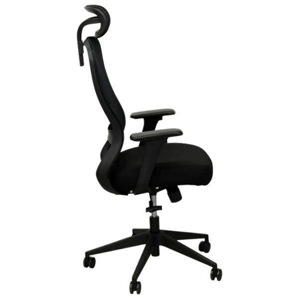 Fotoliu de birou DecoPrim Solaris Placaj / Black  photo 2