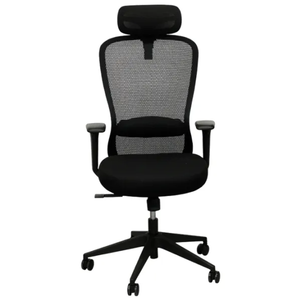 Fotoliu de birou DecoPrim Solaris Placaj / Black  photo 3