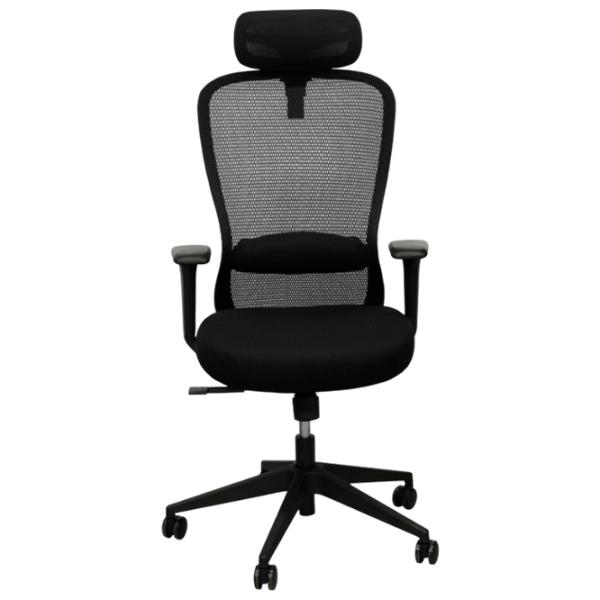 Fotoliu de birou DecoPrim Solaris Placaj / Black  photo 3