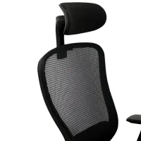 Fotoliu de birou DecoPrim Solaris Placaj / Black photo 5