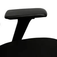 Fotoliu de birou DecoPrim Solaris Placaj / Black photo 7