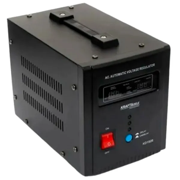 Стабилизатор напряжения Kraft&Dele KD1926 Электромеханическая / 1.6 кВт photo 2