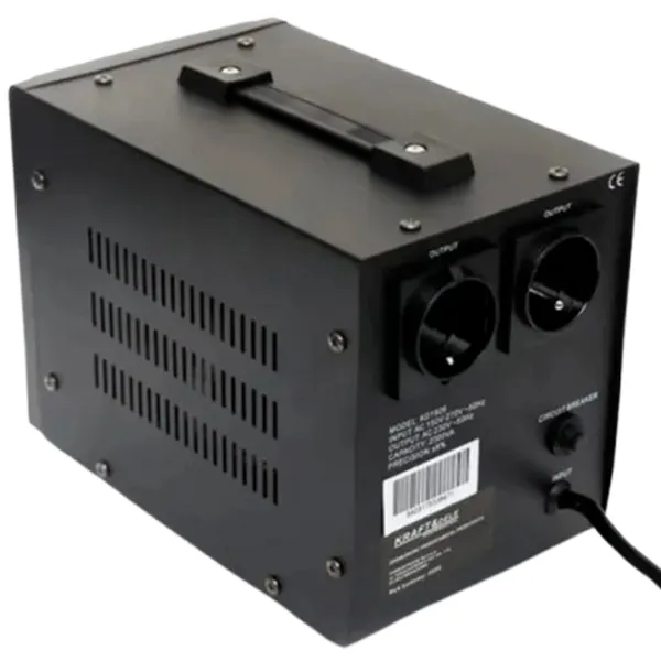 Стабилизатор напряжения Kraft&Dele KD1926 Электромеханическая / 1.6 кВт photo 4