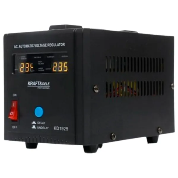 Stabilizator de tensiune Kraft&Dele KD1925 Electromecanică / 1.6 kW photo 1